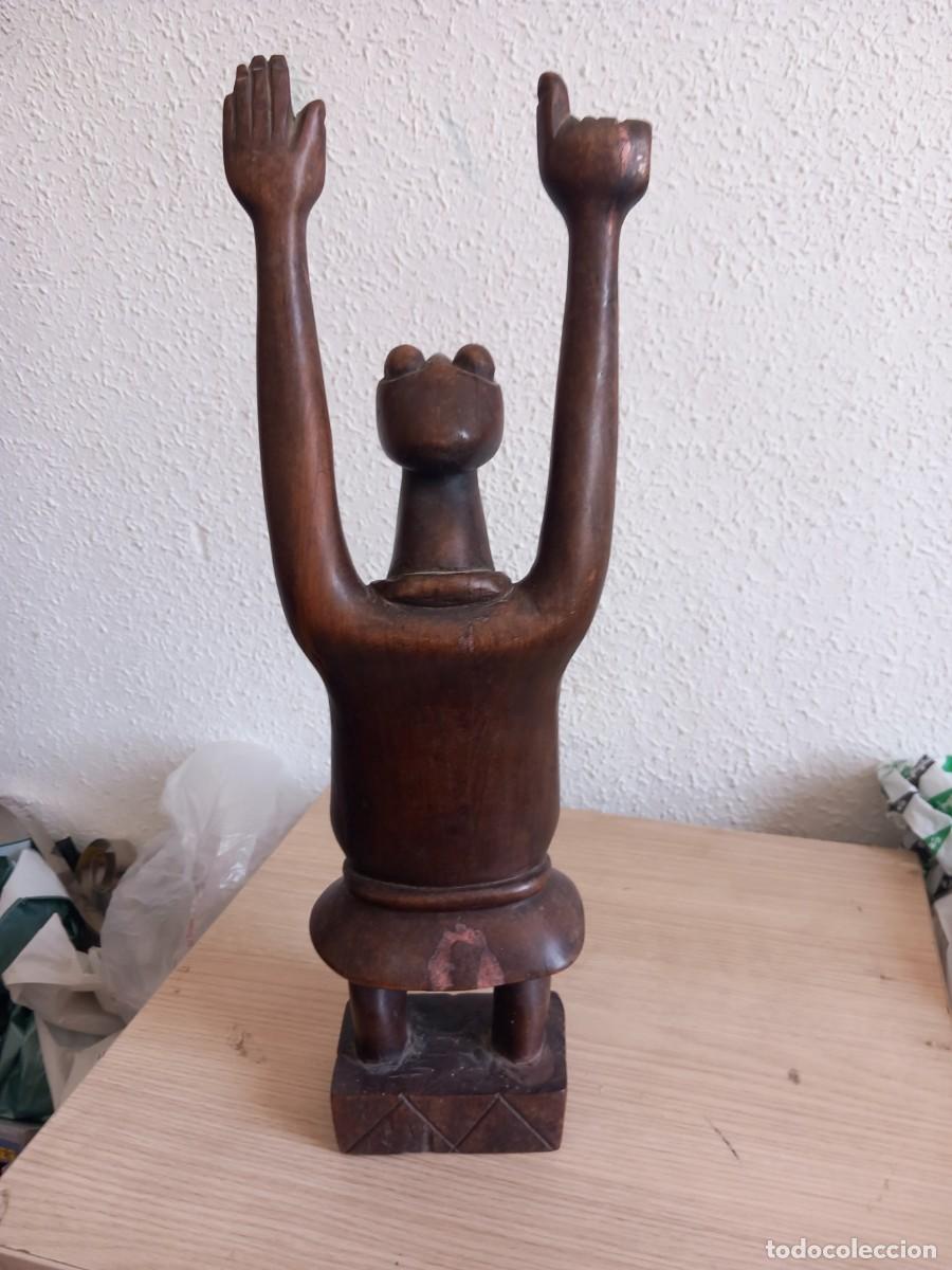 Arte: TALLA DE MADERA AFRICANA 45 CM - Foto 6