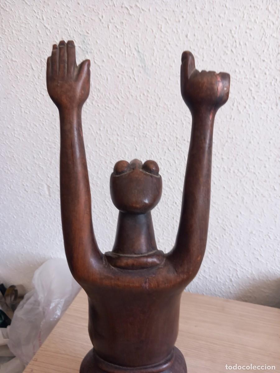 Arte: TALLA DE MADERA AFRICANA 45 CM - Foto 7