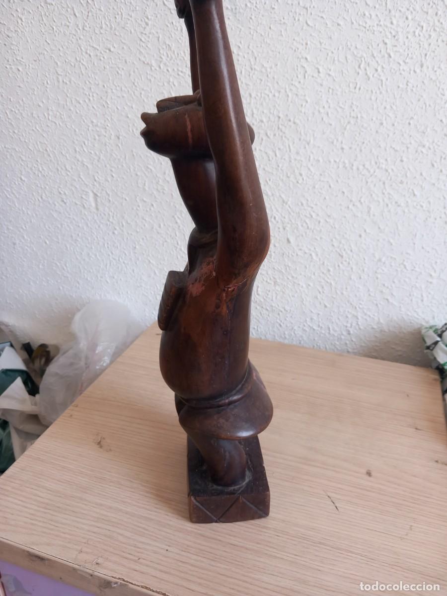 Arte: TALLA DE MADERA AFRICANA 45 CM - Foto 10