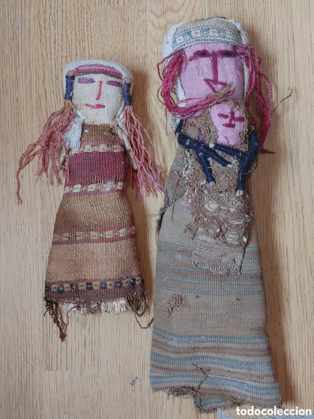 Arte: Antiguas mu&ntilde;ecas chancay. Peru. - Foto 5
