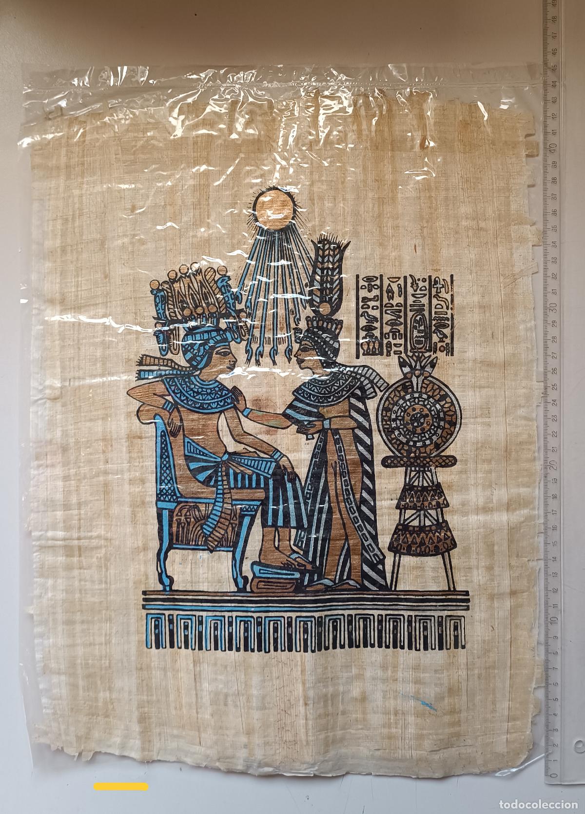 Arte: LOTE DE 14 PAPIROS ORIGINALES GRANDES - Foto 2