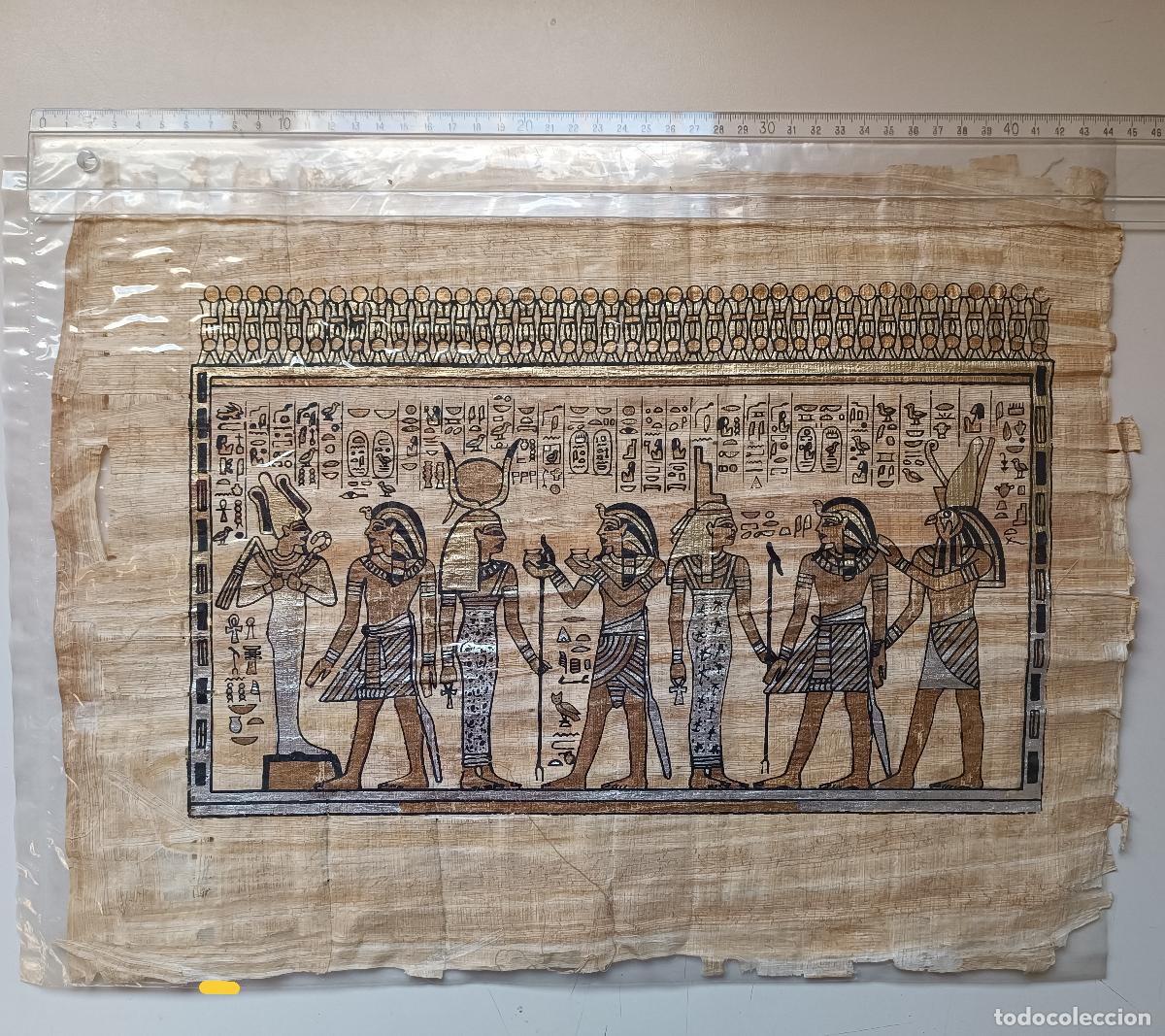 Arte: LOTE DE 14 PAPIROS ORIGINALES GRANDES - Foto 5