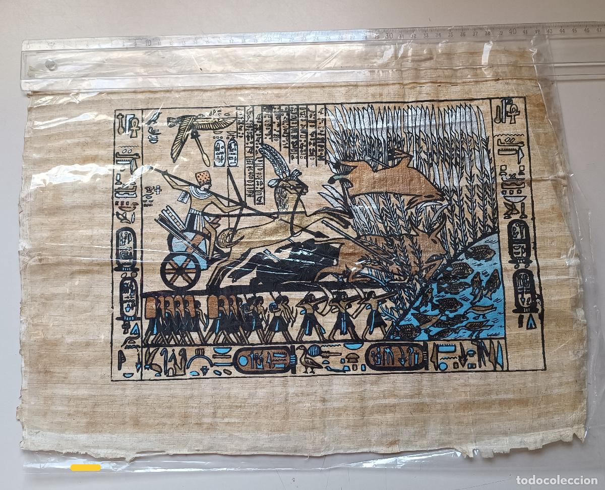 Arte: LOTE DE 14 PAPIROS ORIGINALES GRANDES - Foto 7