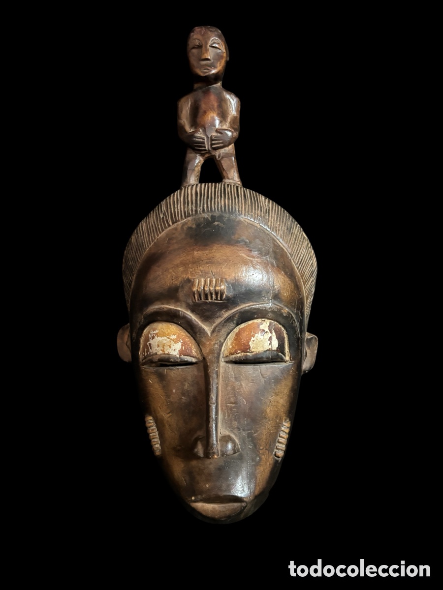 Arte: M&aacute;scara africana en madera - Foto 2
