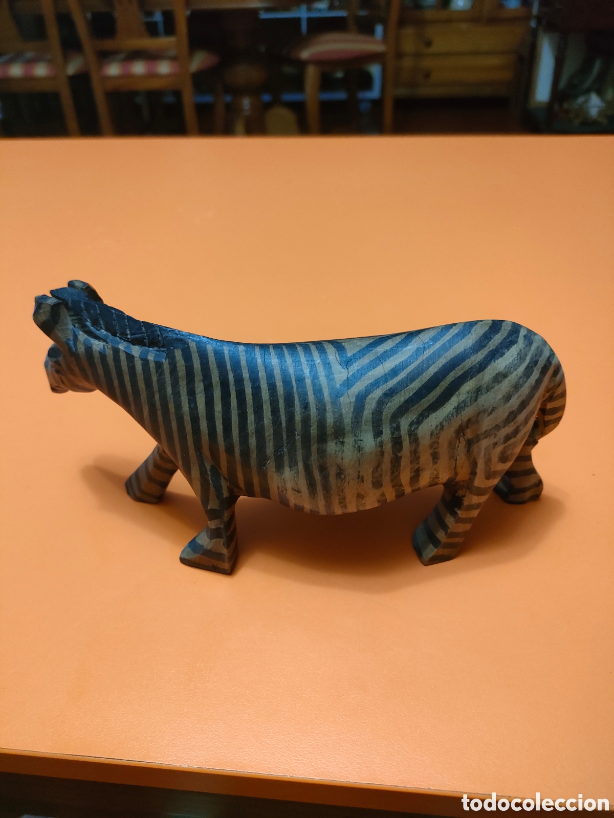 Arte: Cebra en madera hecha a mano - Foto 3