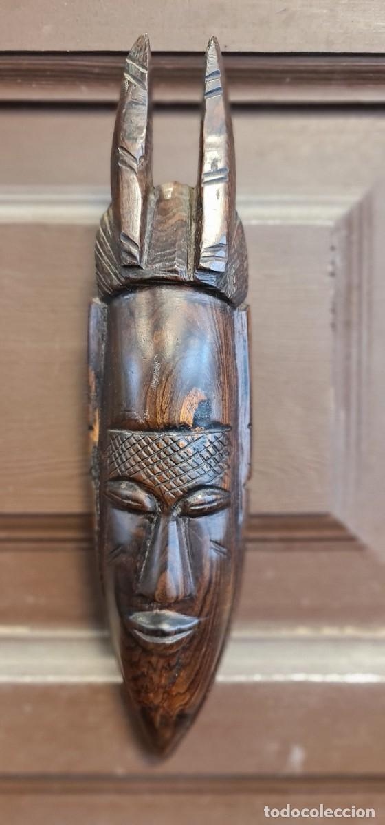 Arte: Mascara Africana de Ebano - Foto 1