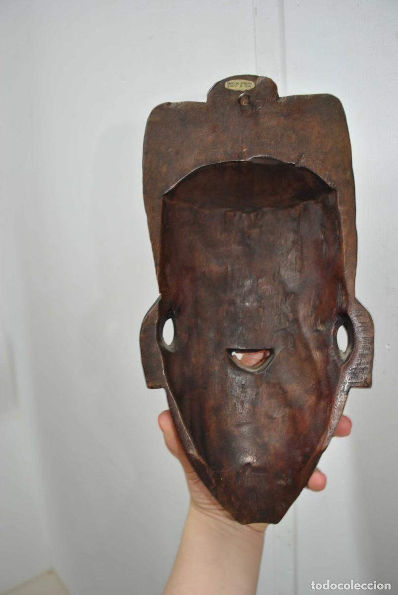 Arte: M&Aacute;SCARA ORIENTAL DE MADERA - Foto 4