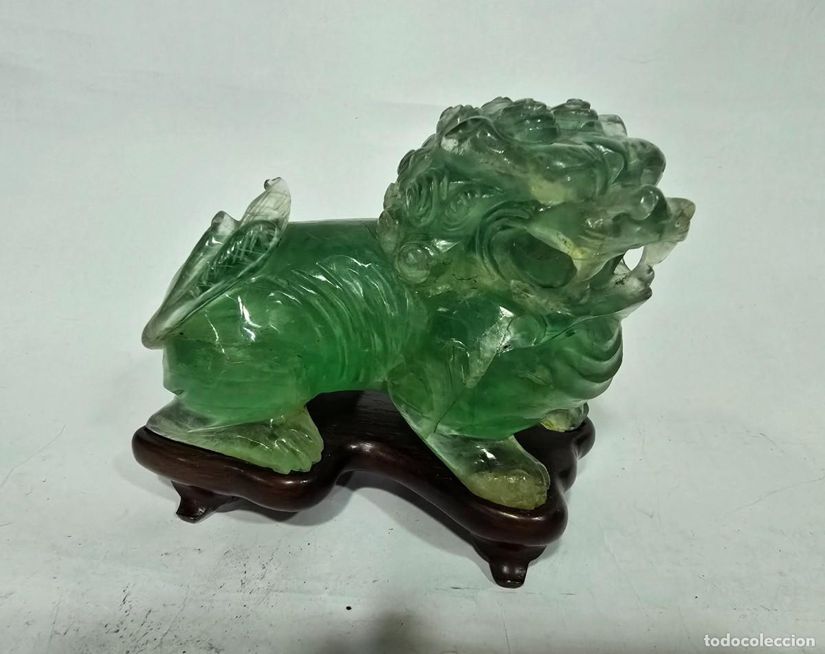 Arte: Leon de Fo Jade&iacute;ta verde - Foto 2