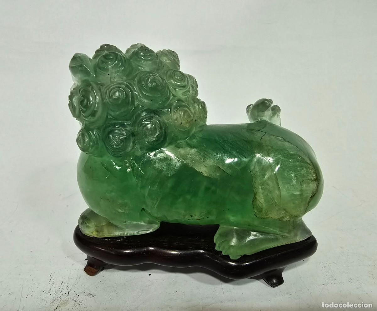 Arte: Leon de Fo Jade&iacute;ta verde - Foto 3
