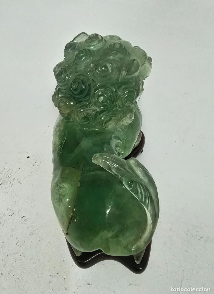 Arte: Leon de Fo Jade&iacute;ta verde - Foto 4