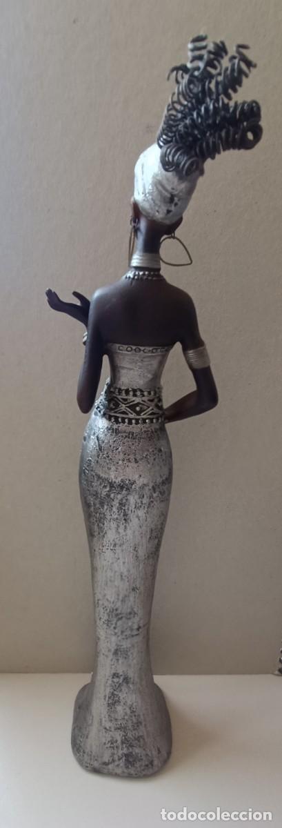 Arte: FIGURAS AFRICANAS DE 36 cm. - Foto 4
