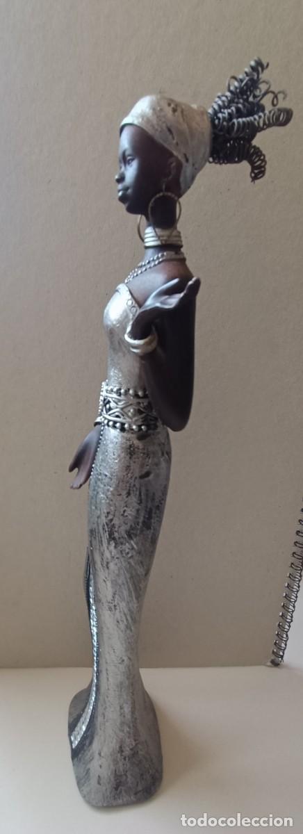 Arte: FIGURAS AFRICANAS DE 36 cm. - Foto 5