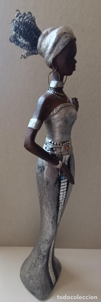 Arte: FIGURAS AFRICANAS DE 36 cm. - Foto 6