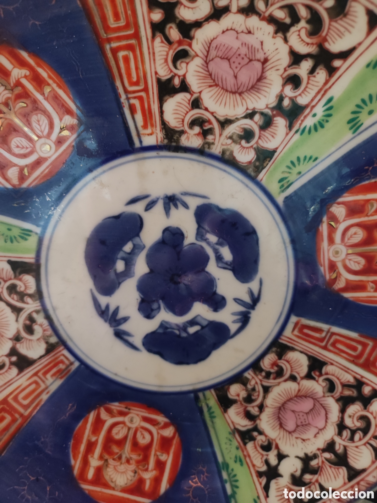 Arte: Plato de porcelana de Imari - Foto 2