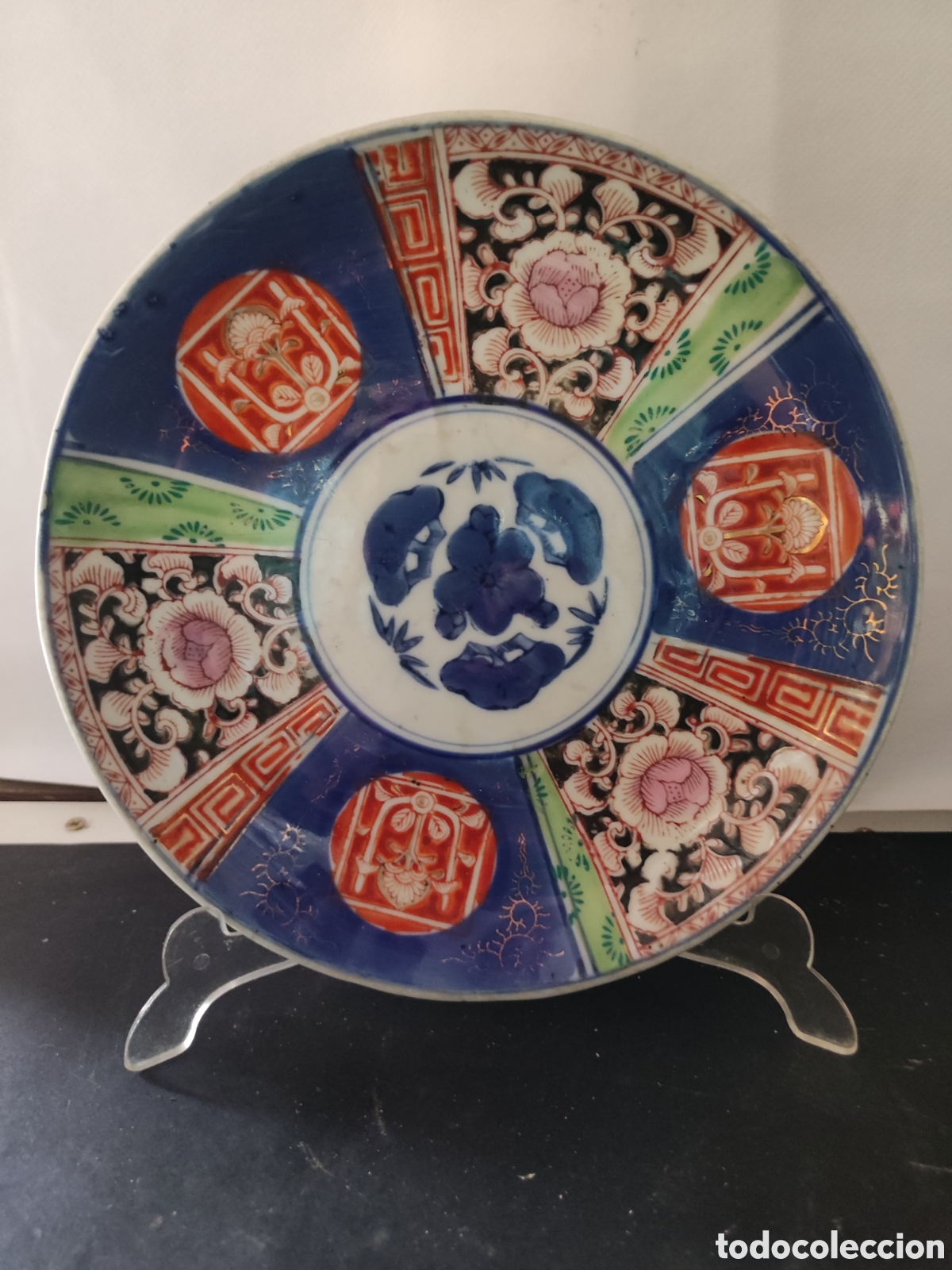 Arte: Plato de porcelana de Imari - Foto 1