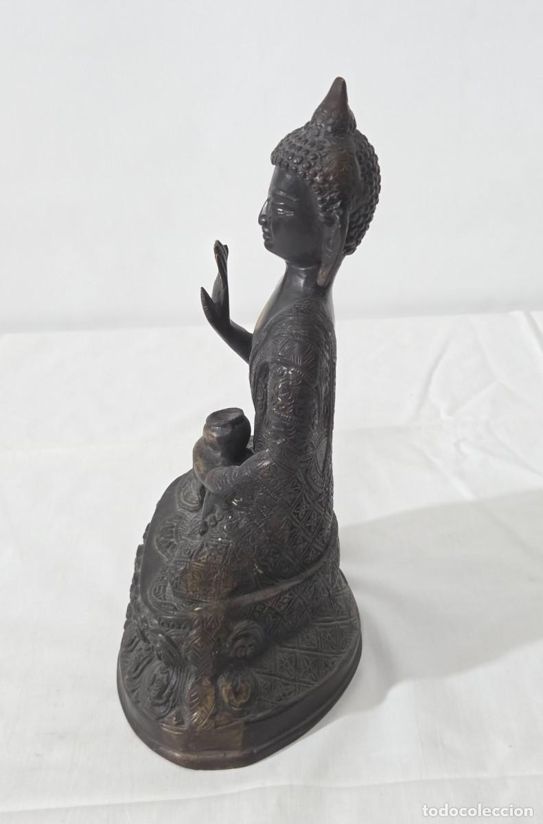 Arte: Figura de bronce Budha - Foto 5