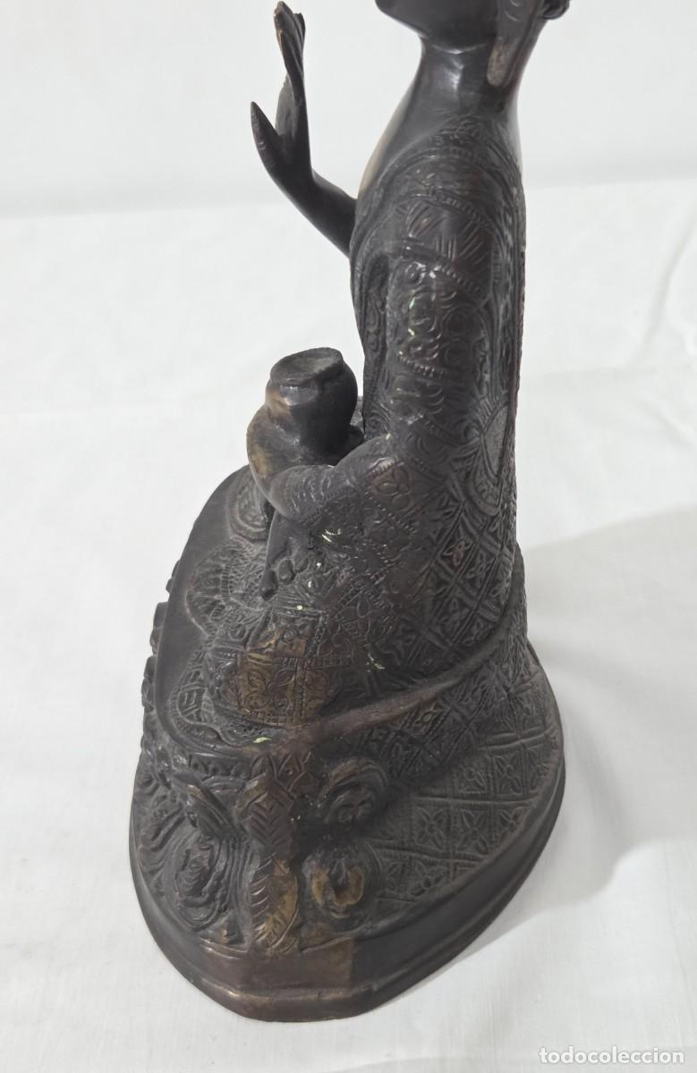 Arte: Figura de bronce Budha - Foto 6