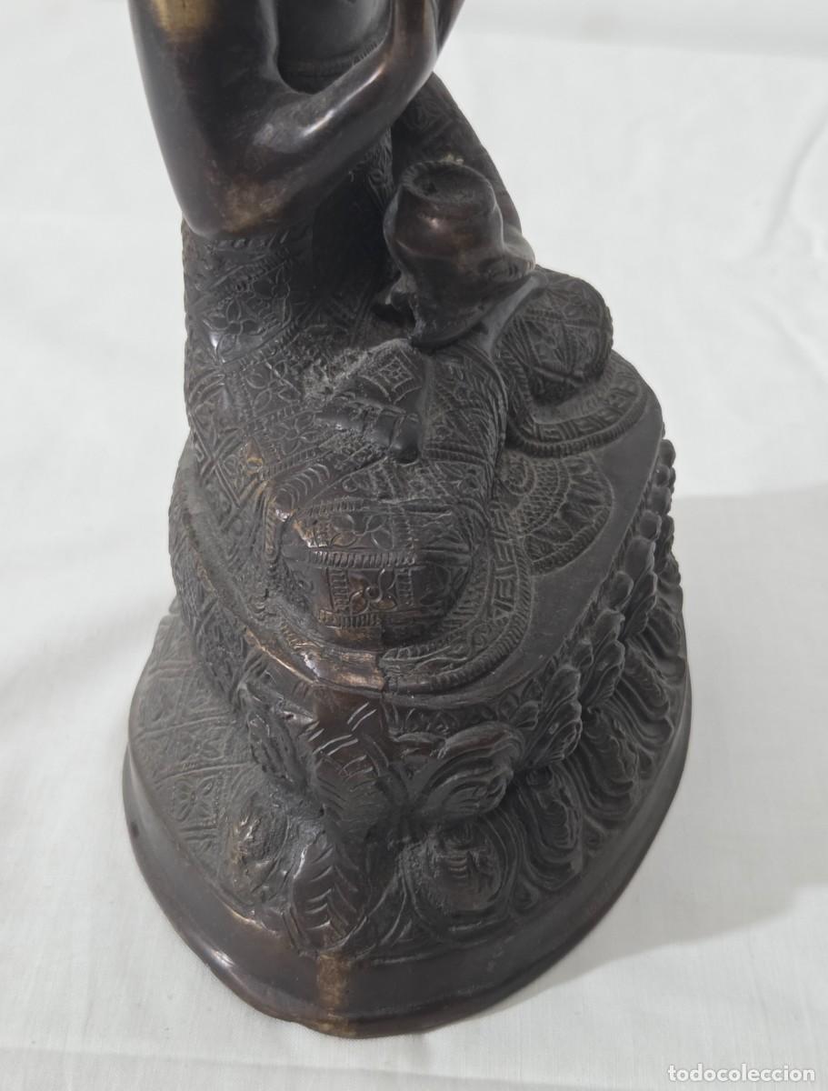 Arte: Figura de bronce Budha - Foto 12