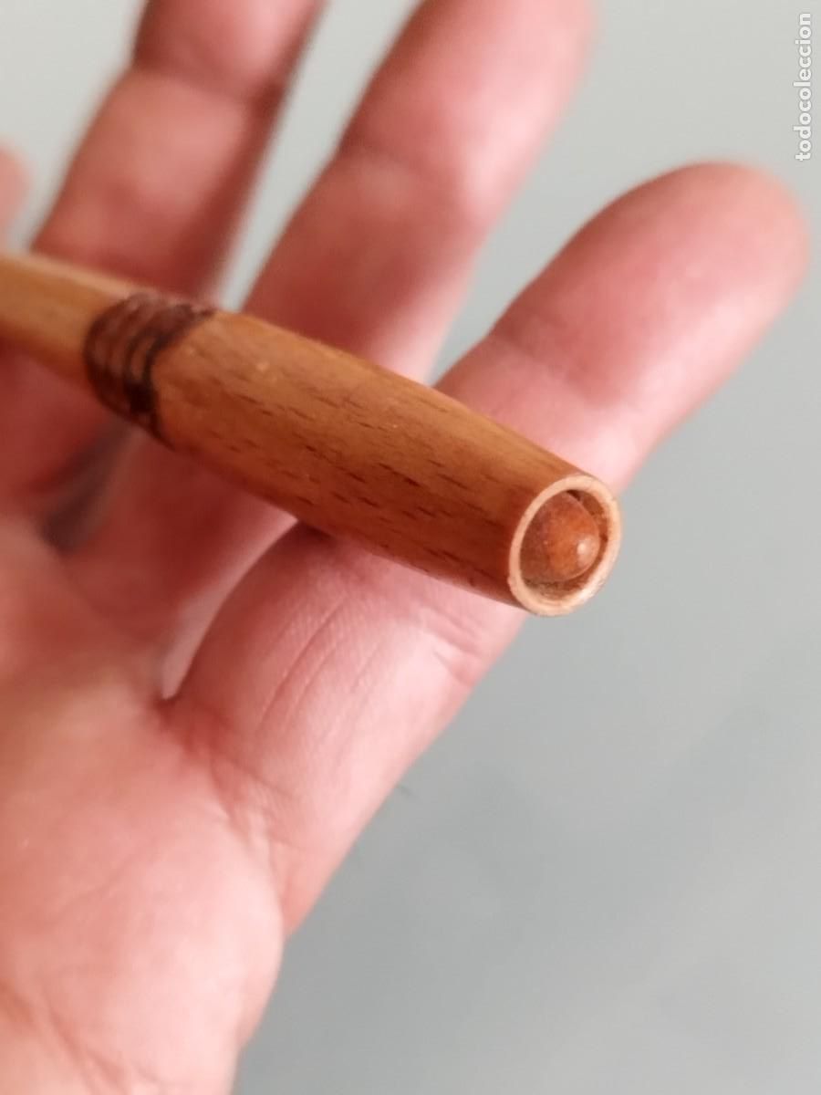 Arte: Barra de masaje tailand&eacute;s?, de madera. A identificar. - Foto 2