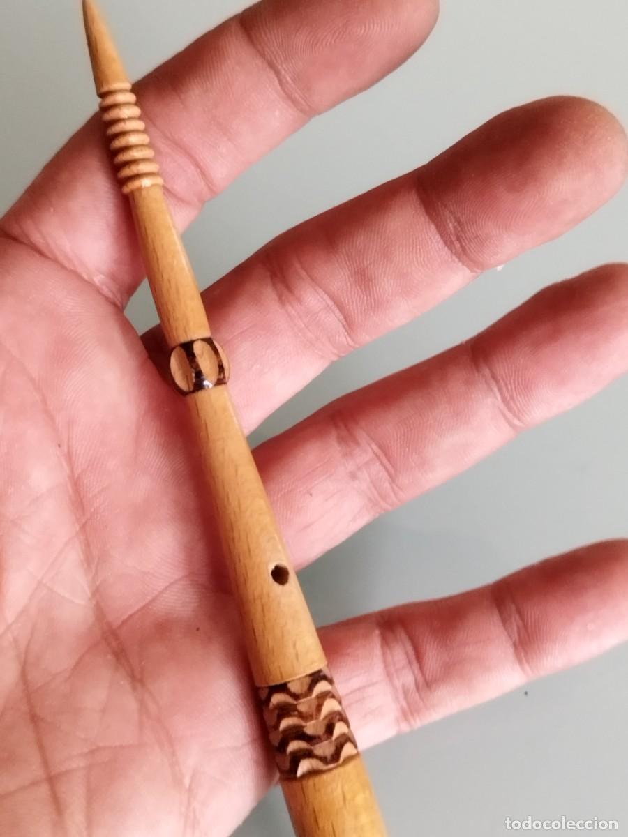 Arte: Barra de masaje tailand&eacute;s?, de madera. A identificar. - Foto 4