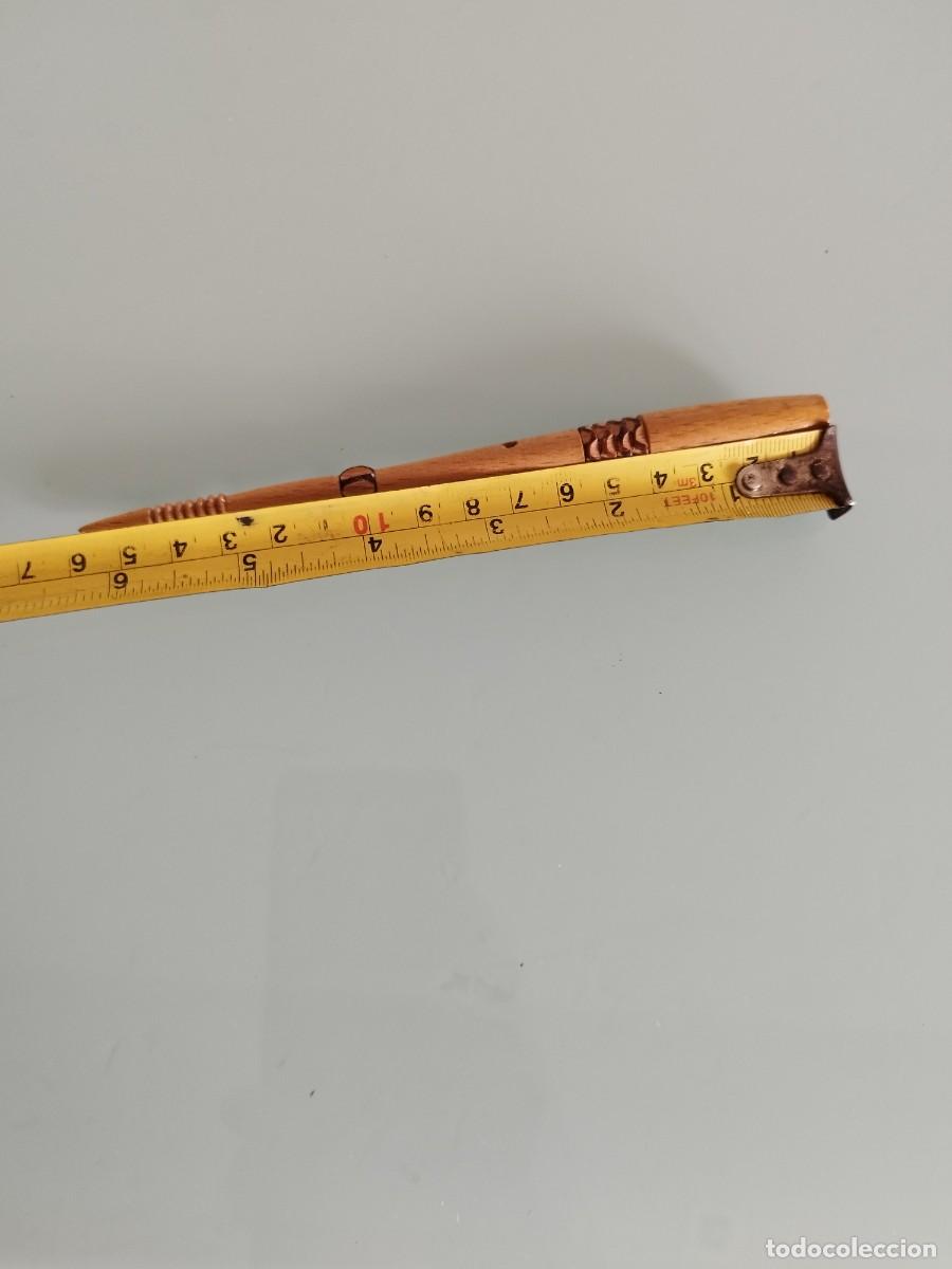 Arte: Barra de masaje tailand&eacute;s?, de madera. A identificar. - Foto 5