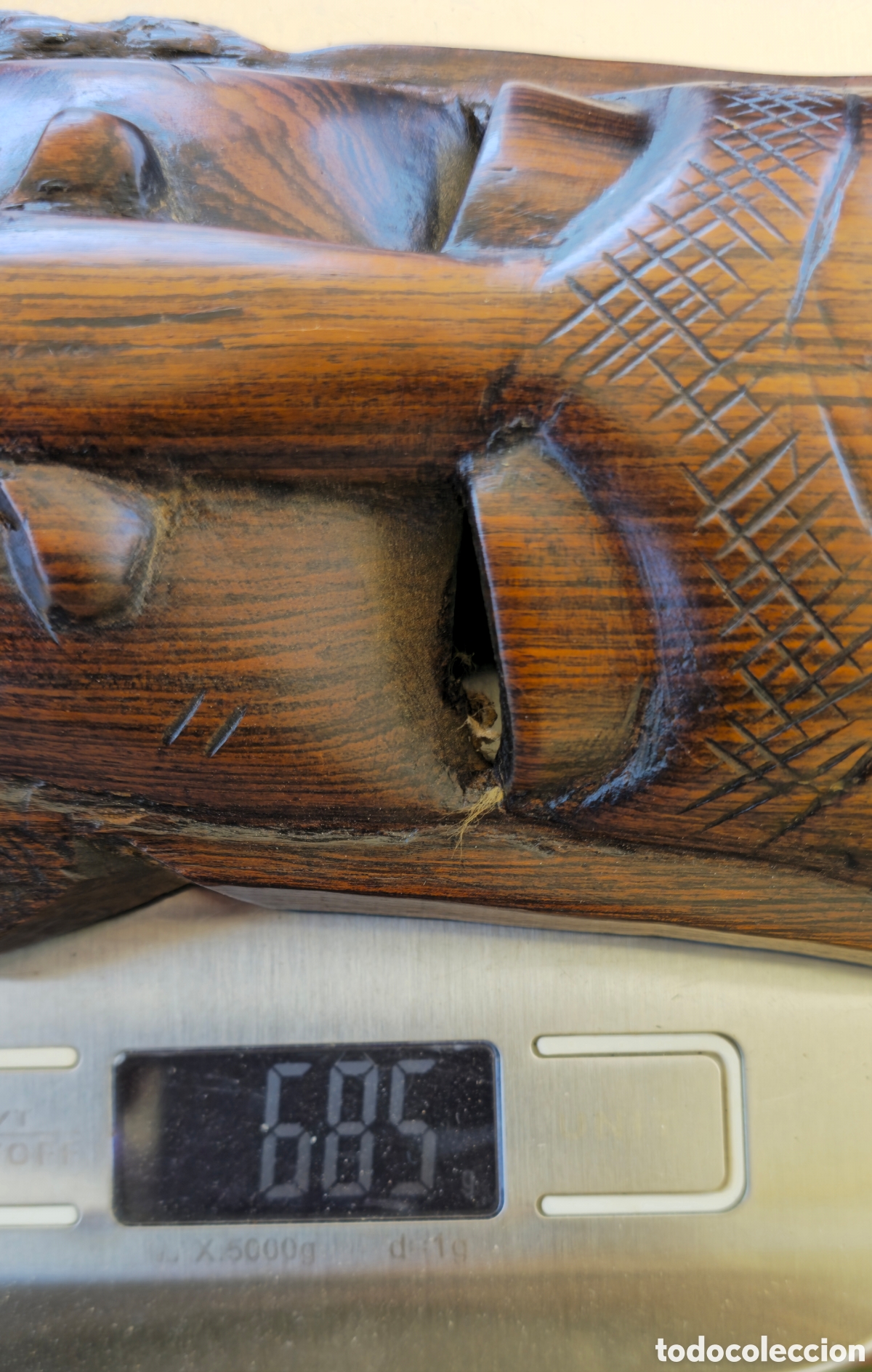 Arte: M&aacute;scara africana madera - Foto 6
