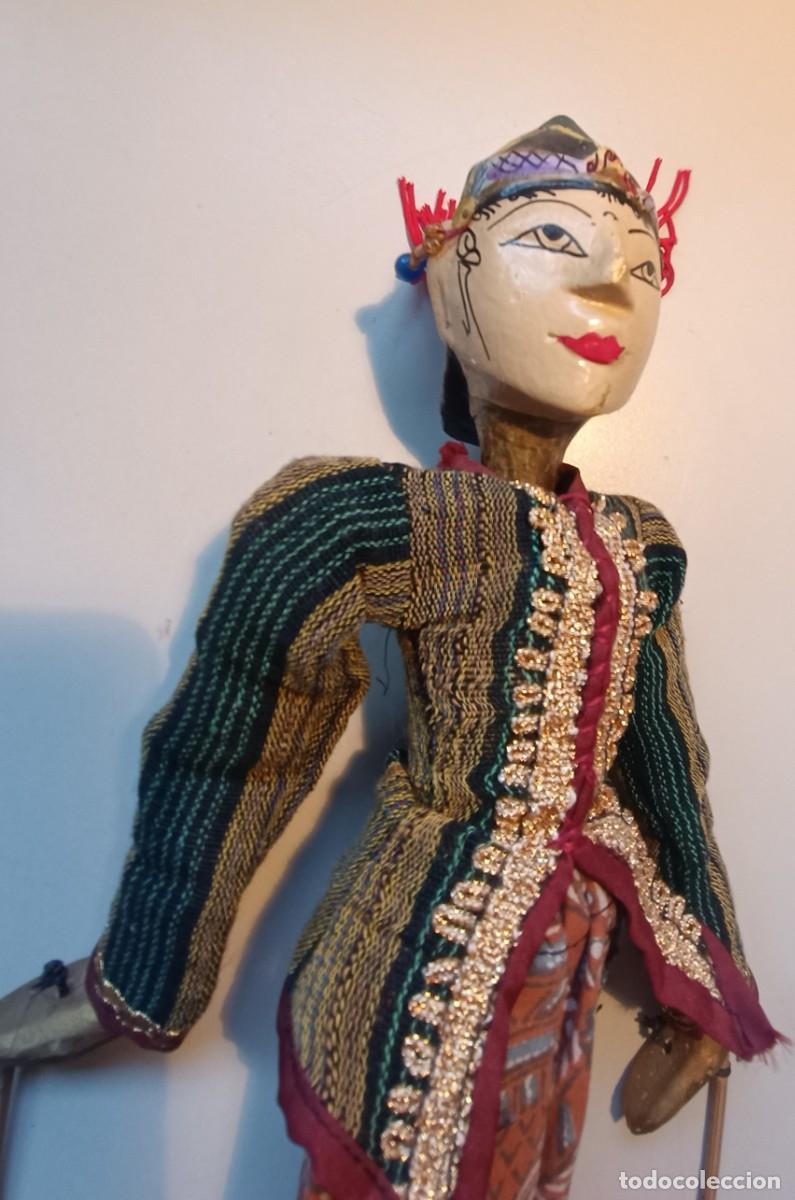 Arte: ANTIGUA MARIONETA WAYANG GOLEK JAVA INDONESIA - Foto 4