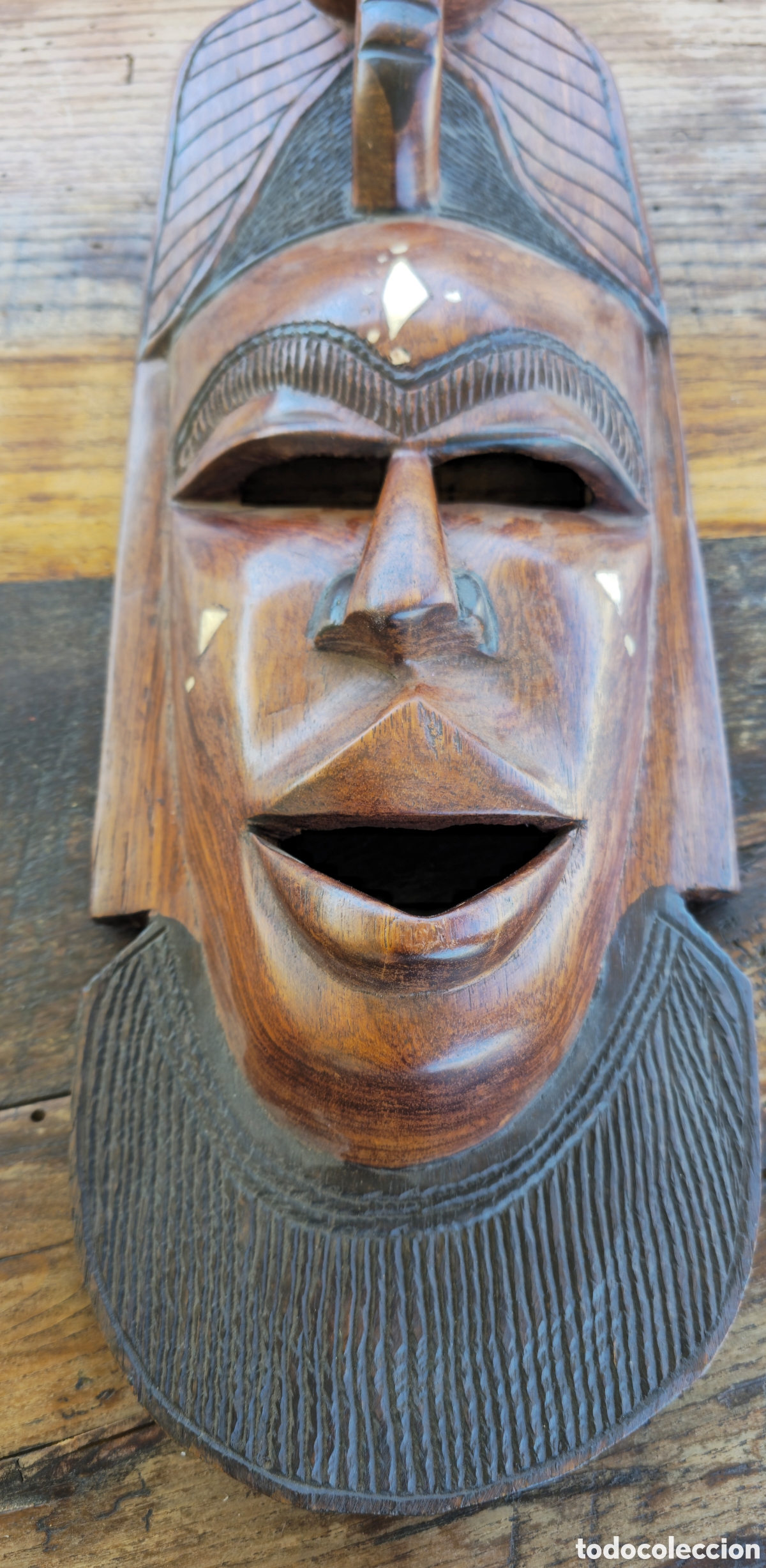 Arte: M&aacute;scara artesanal madera - Foto 2