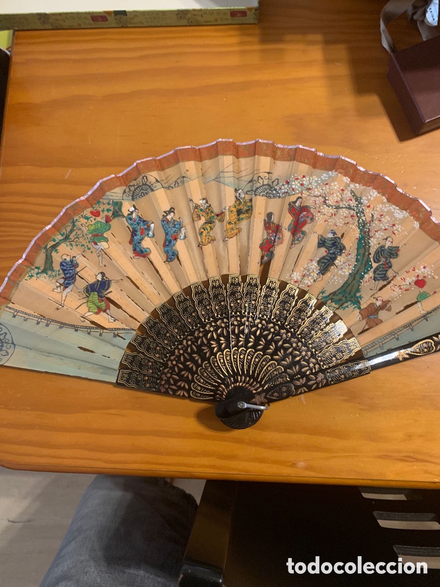 Arte: Abanico original japon&eacute;s - Foto 1