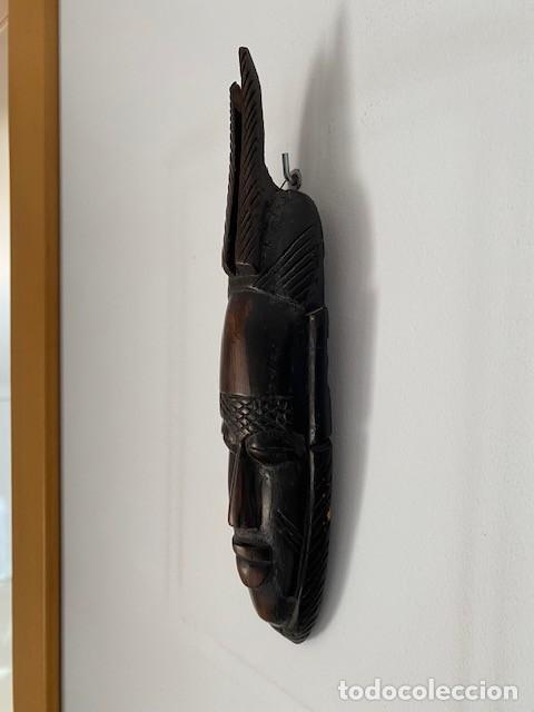 Arte: MASCARA AFRICANA DE EBANO MACIZO - Foto 2