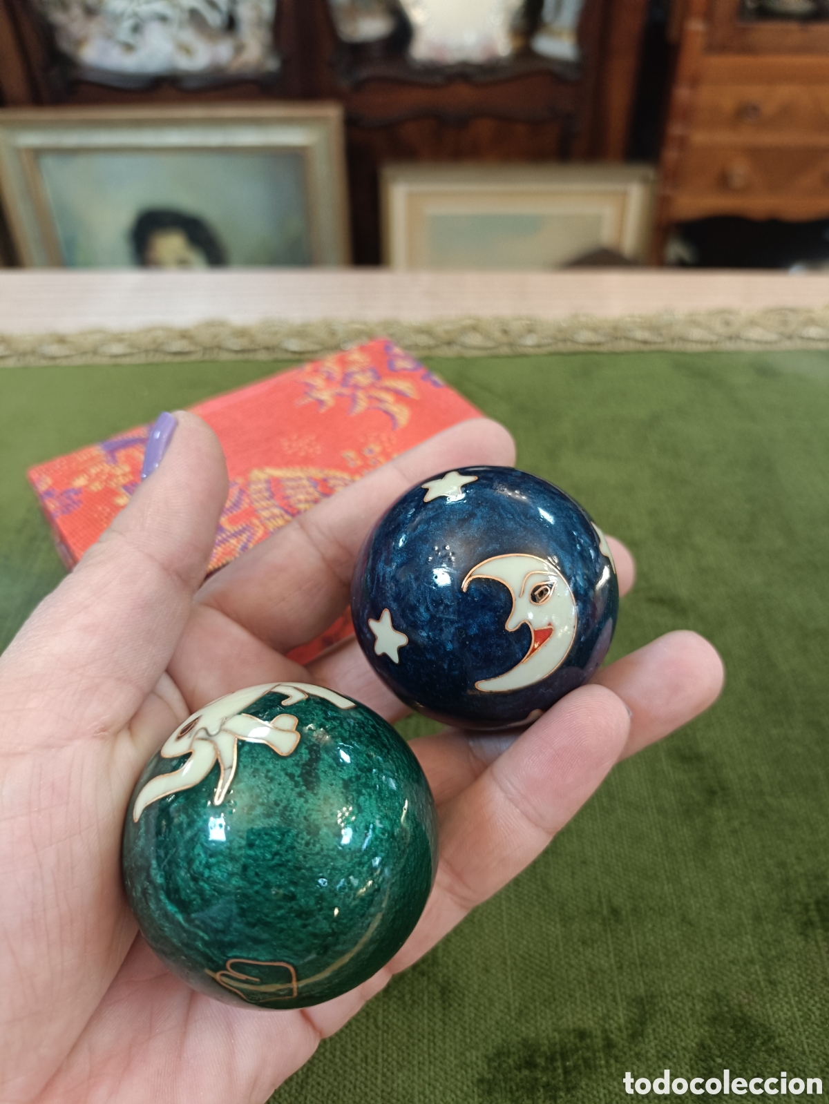 Arte: Bolas chinas de relajaci&oacute;n .Con caja original. - Foto 3