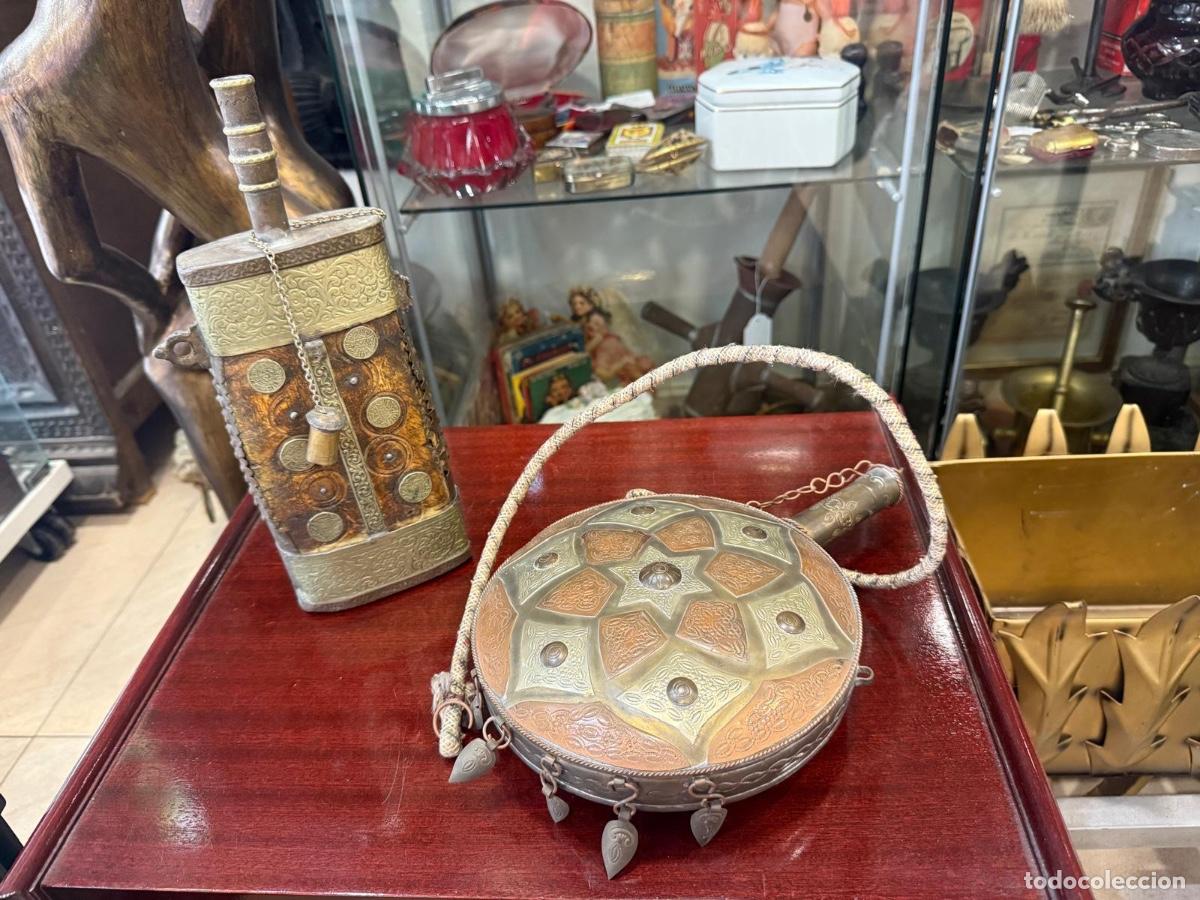Arte: Lote de 2 cantimploras &aacute;rabes, muy bonitas - Foto 1