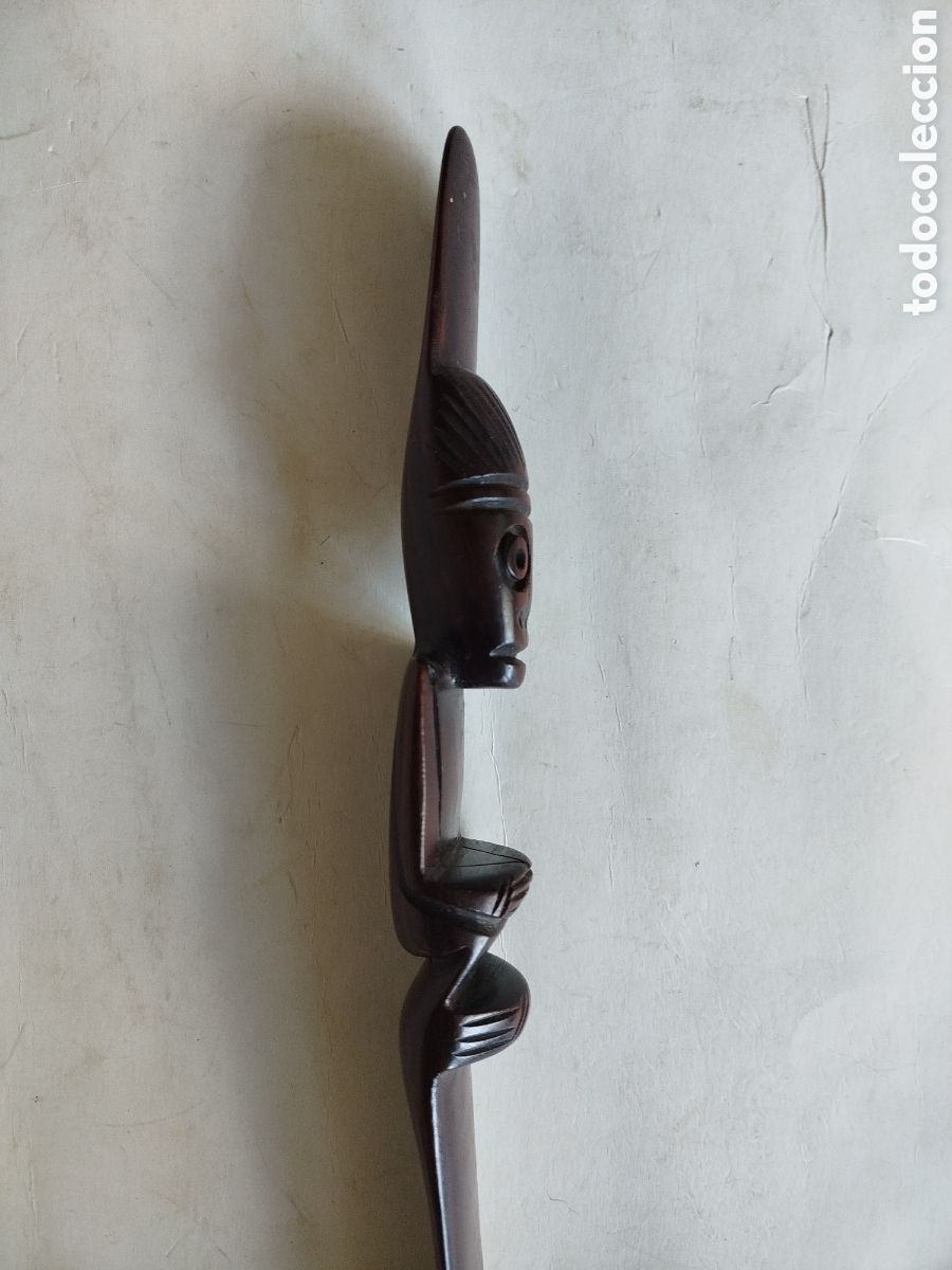 Arte: PU&Ntilde;AL DE MADERA ETNICO AFRICANO?? - Foto 4