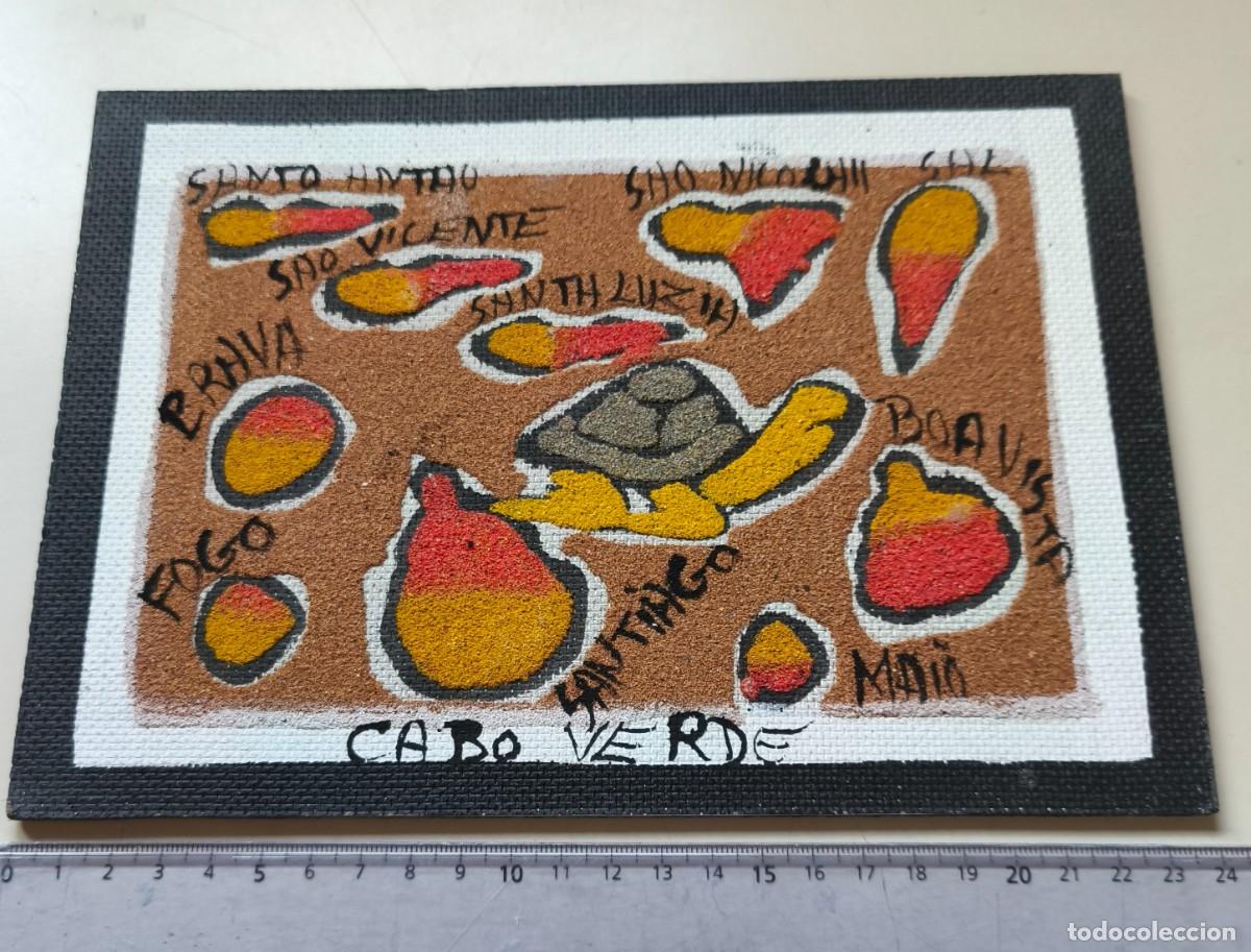 Arte: PINTURA ARENA MAPA CABO VERDE - Foto 2
