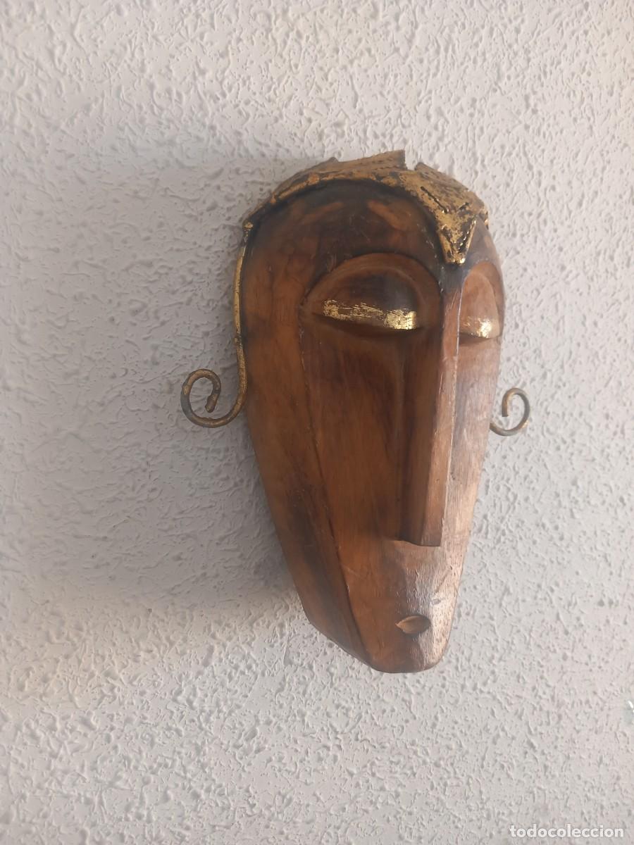 Arte: MASCARA AFRICANA 22 CM - Foto 3