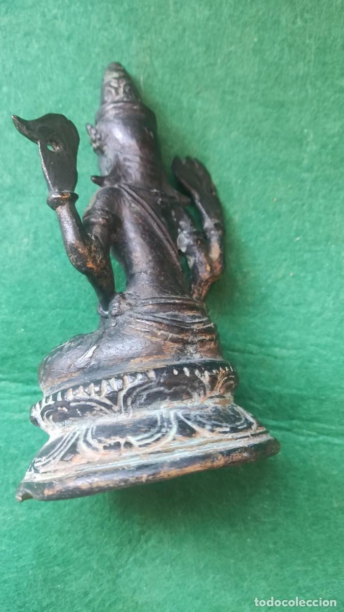 Arte: buda de bronce antiguo - Foto 5