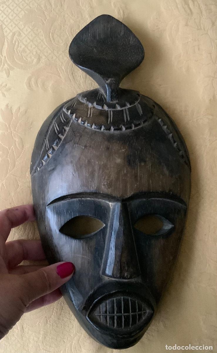 Arte: M&Aacute;SCARA ETNICA DE MADERA - Foto 6