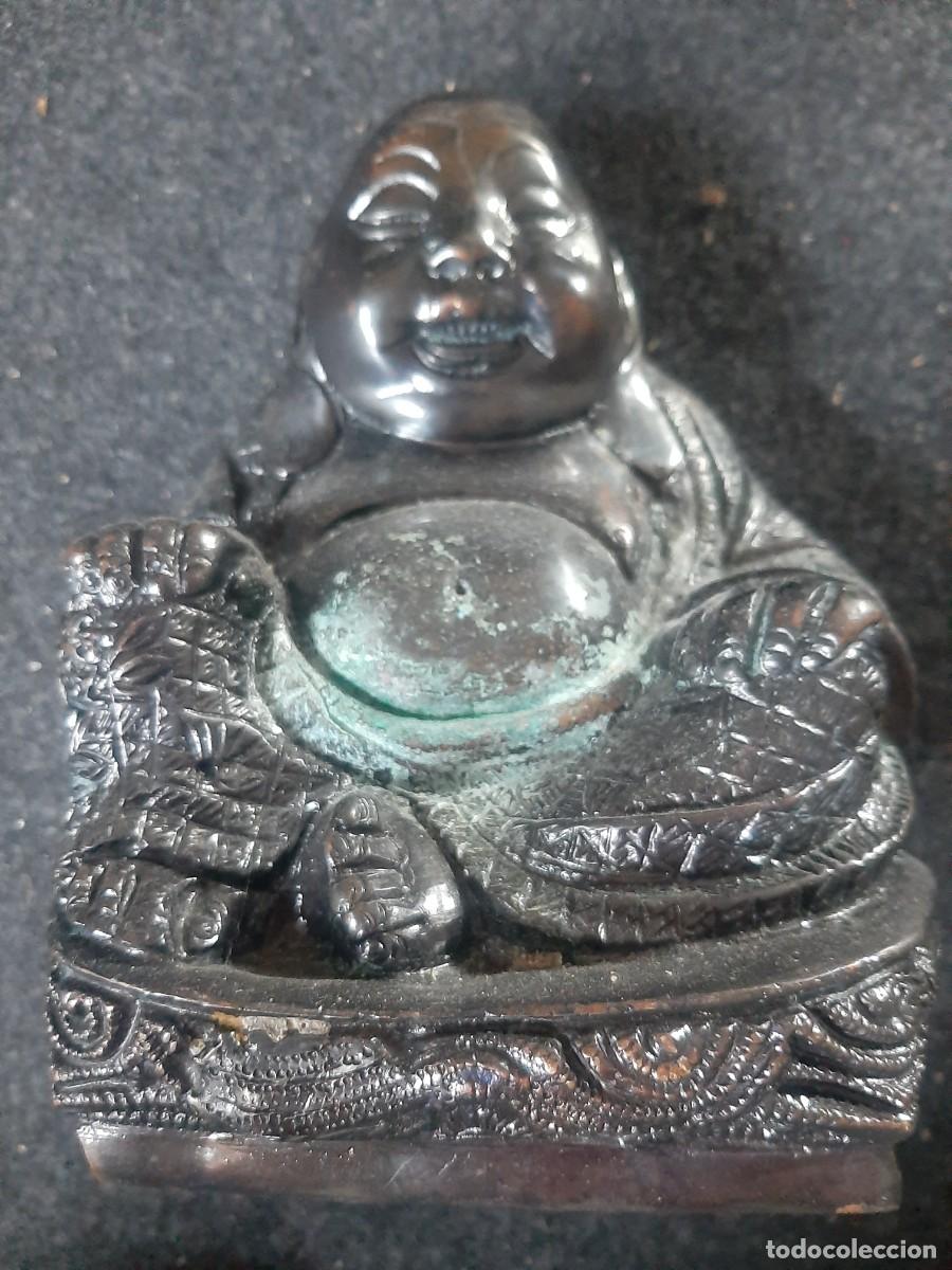 Arte: Buda de bronce antiguo - Foto 3