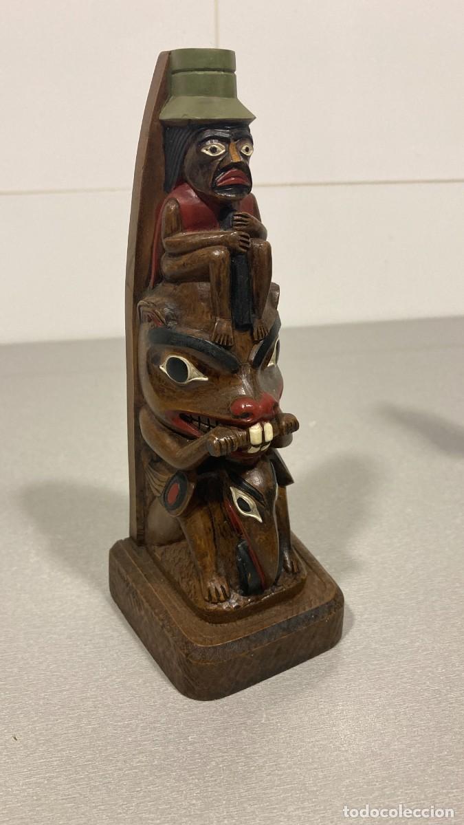 Arte: Totem tradicional indio de Canad&aacute; - Foto 1