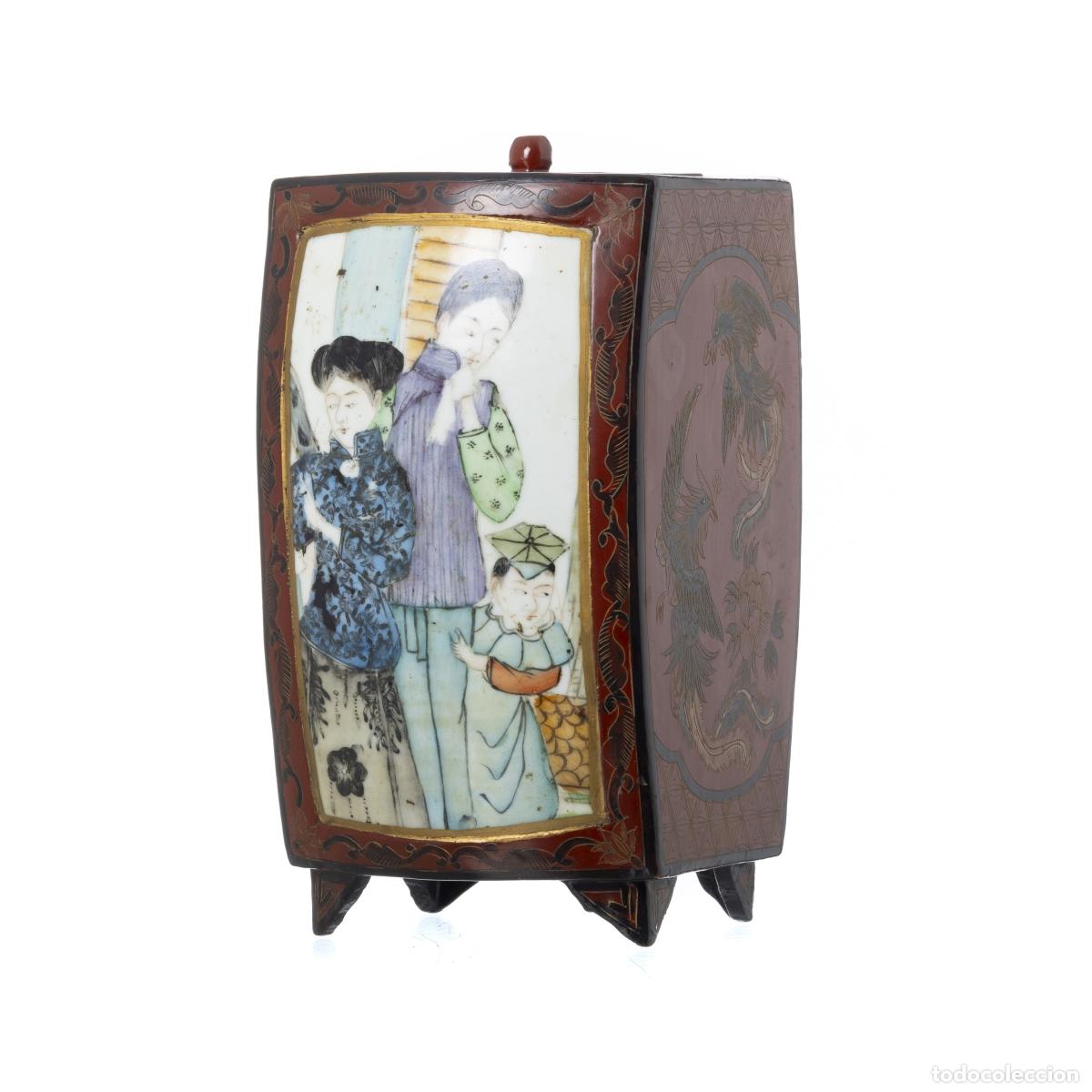 Arte: CAJA CON TAPA CHINA - Foto 1