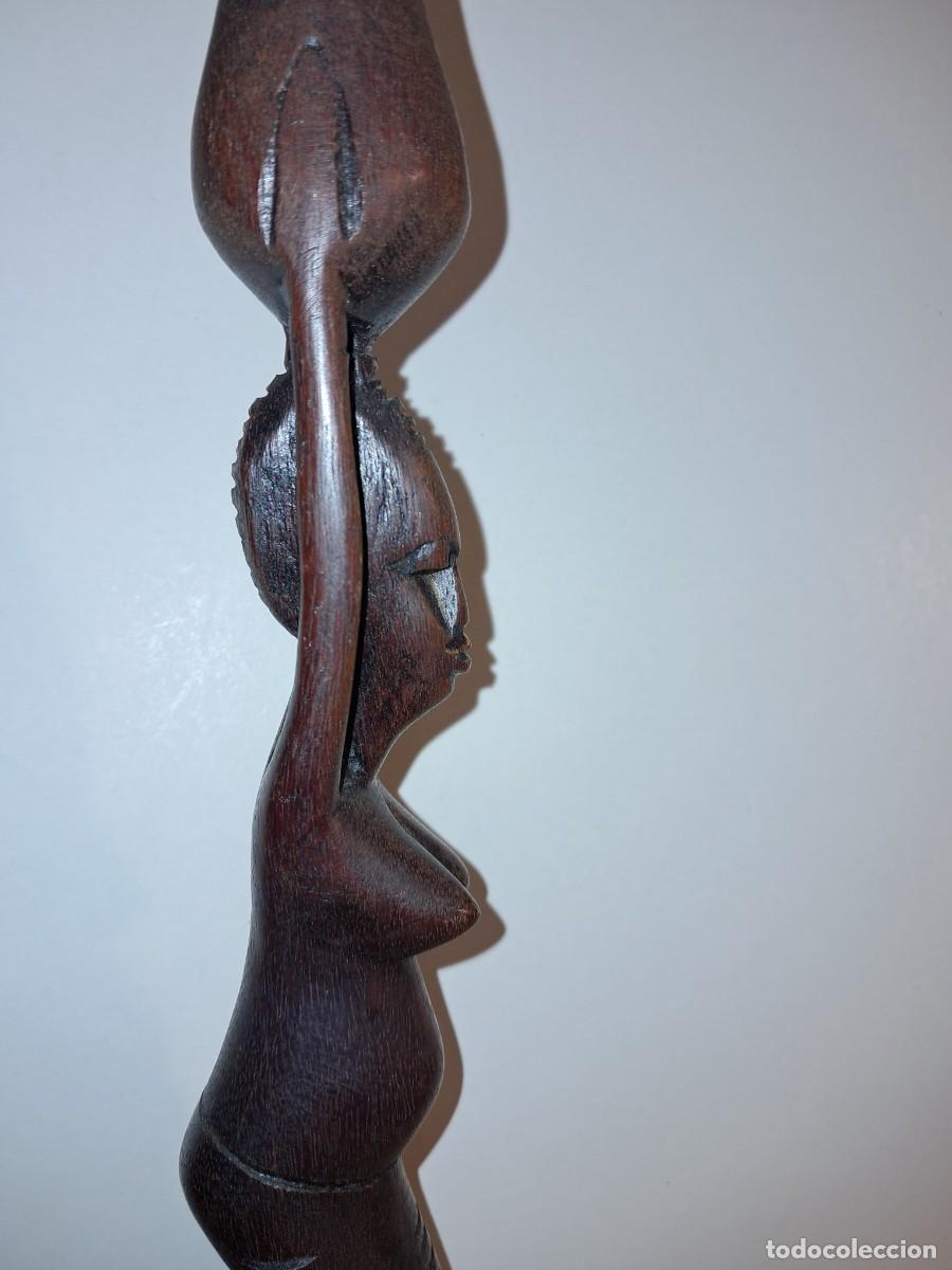 Arte: Figura del SENEGAL de &eacute;bano - Foto 4