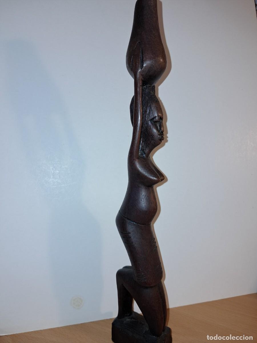Arte: Figura del SENEGAL de &eacute;bano - Foto 1