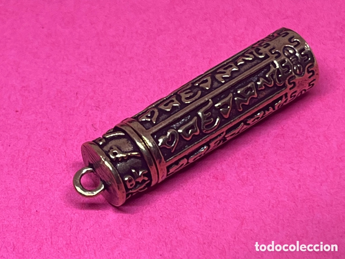 Arte: CAJA TIBETANA DE BRONCE DE LOS DESEOS - Foto 2