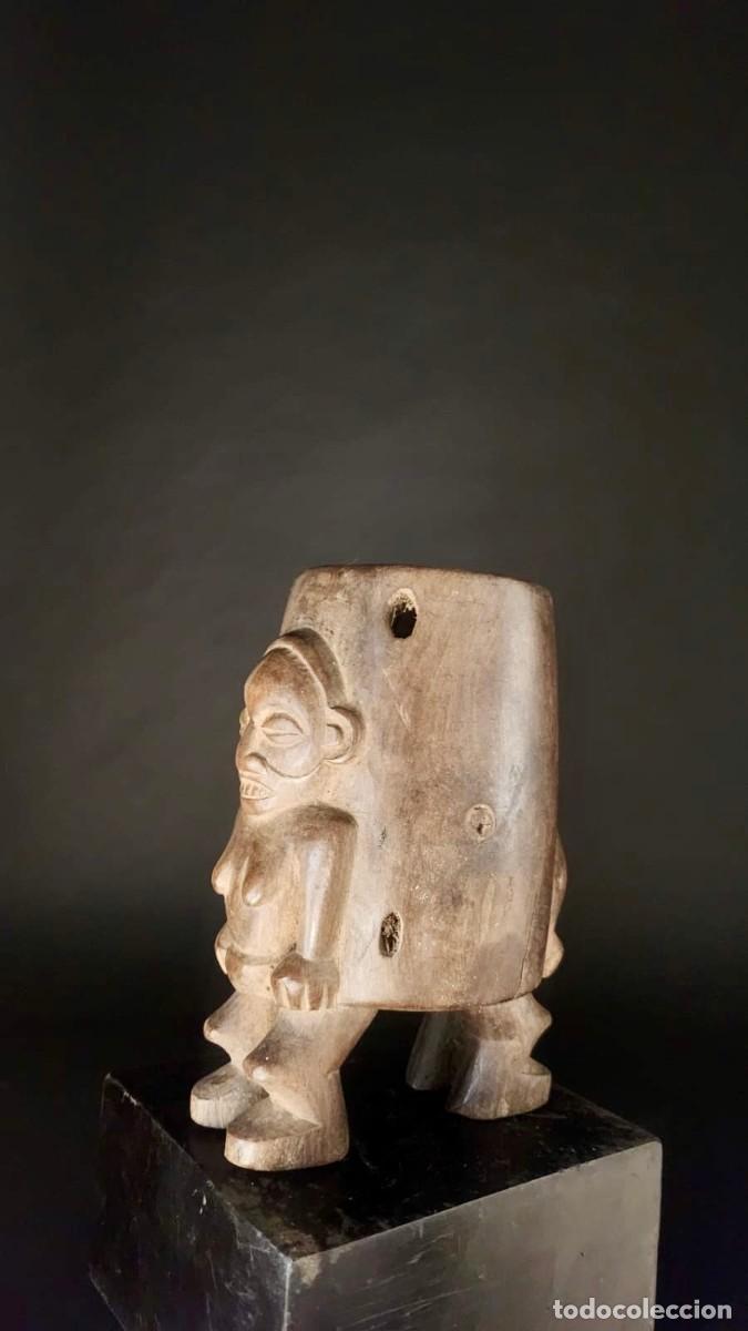Arte: Copa de madera - Yaka - Rep&uacute;blica Democr&aacute;tica del Congo. - Foto 2