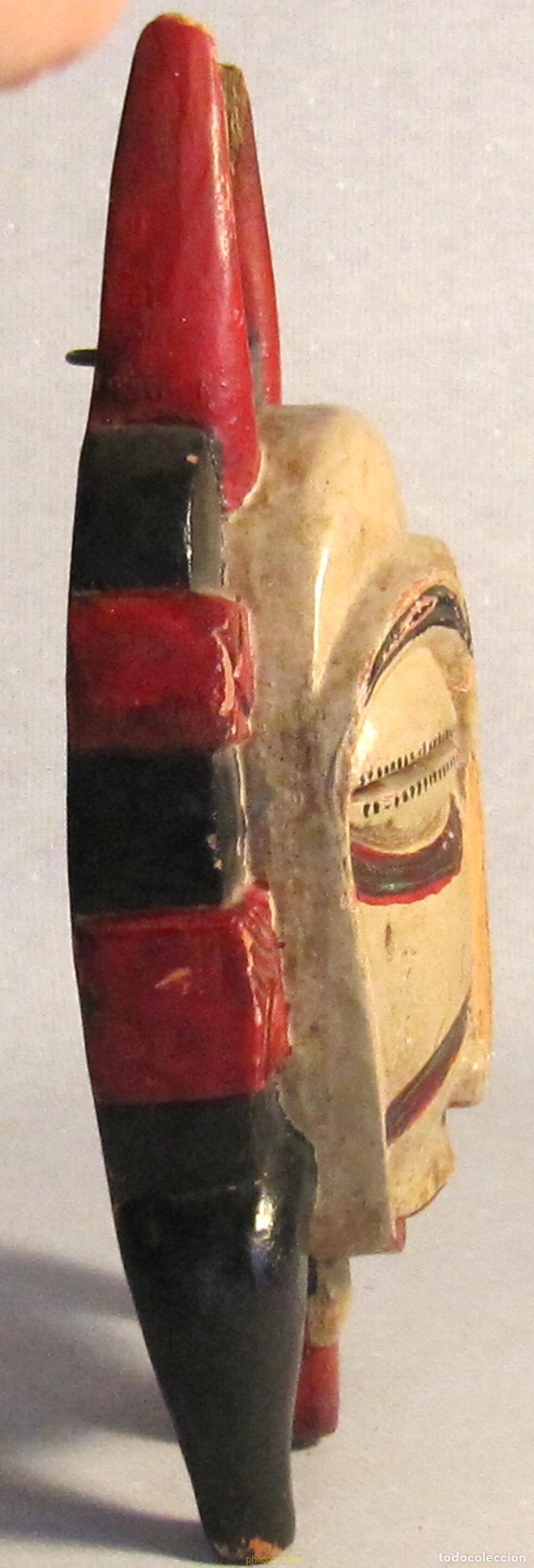 Arte: MASCARA DE JAVA DE MADERA. A&Ntilde;OS 70 - Foto 4