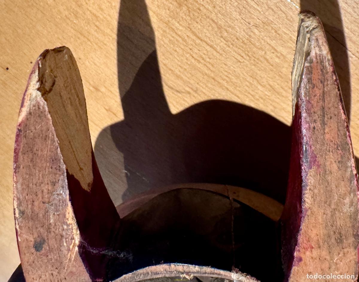 Arte: MASCARA DE JAVA DE MADERA. A&Ntilde;OS 70 - Foto 5