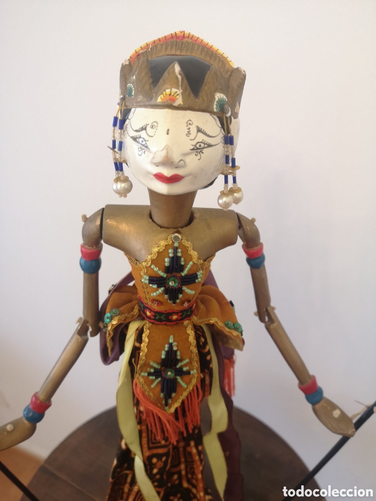 Arte: T&iacute;tere antiguo varillas Indonesia Java - Foto 3