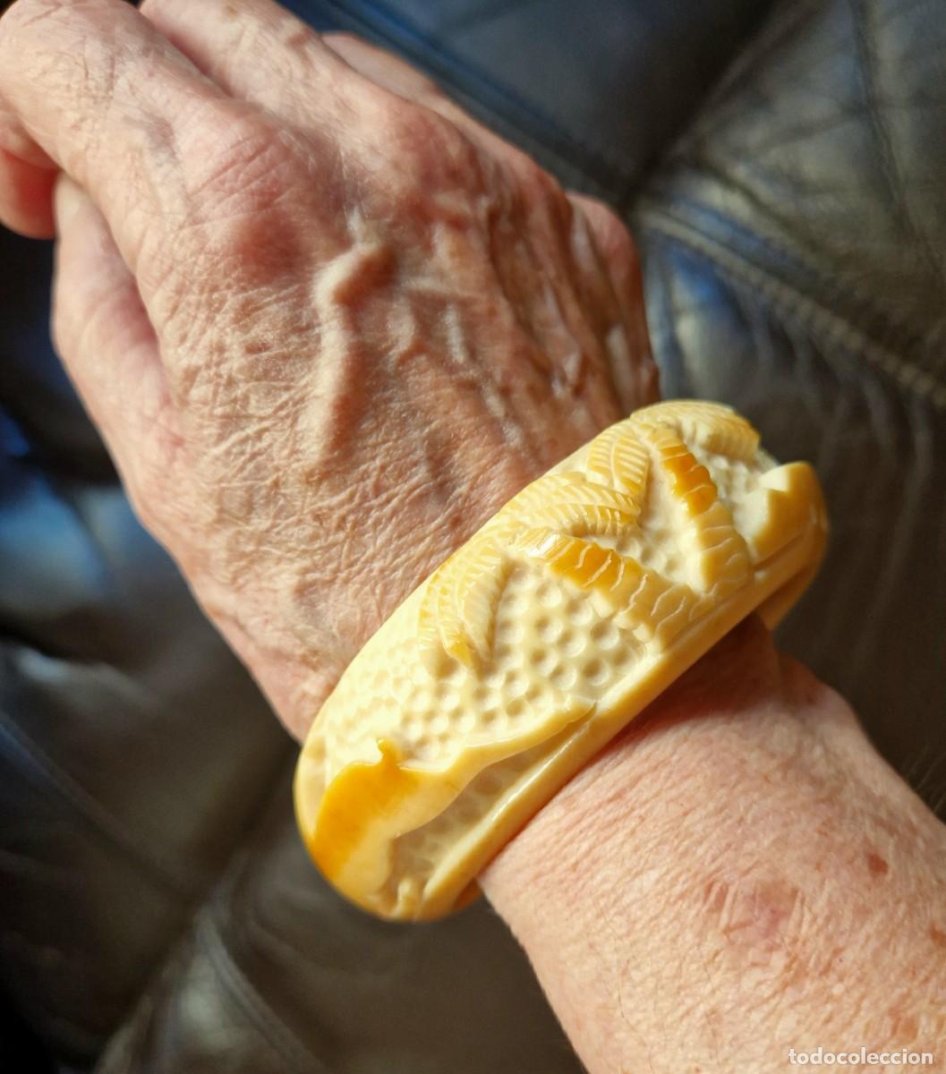 Arte: PULSERA MARFIL TALLADA - Foto 10