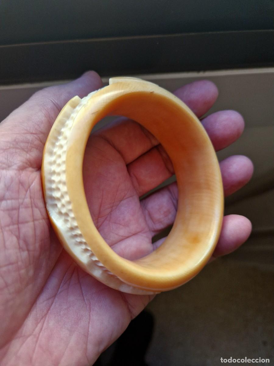 Arte: PULSERA MARFIL TALLADA - Foto 12
