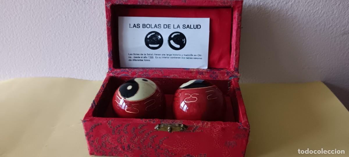 Arte: BOLAS CHINAS BAODING DE LA SALUD GRABADAS CON EL YIN Y EL YANG - Foto 6